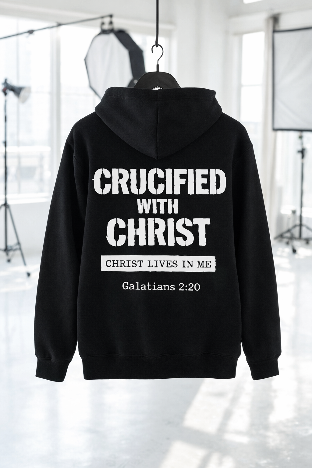 Crucified With Christ Hoodie - Galatians 2:20