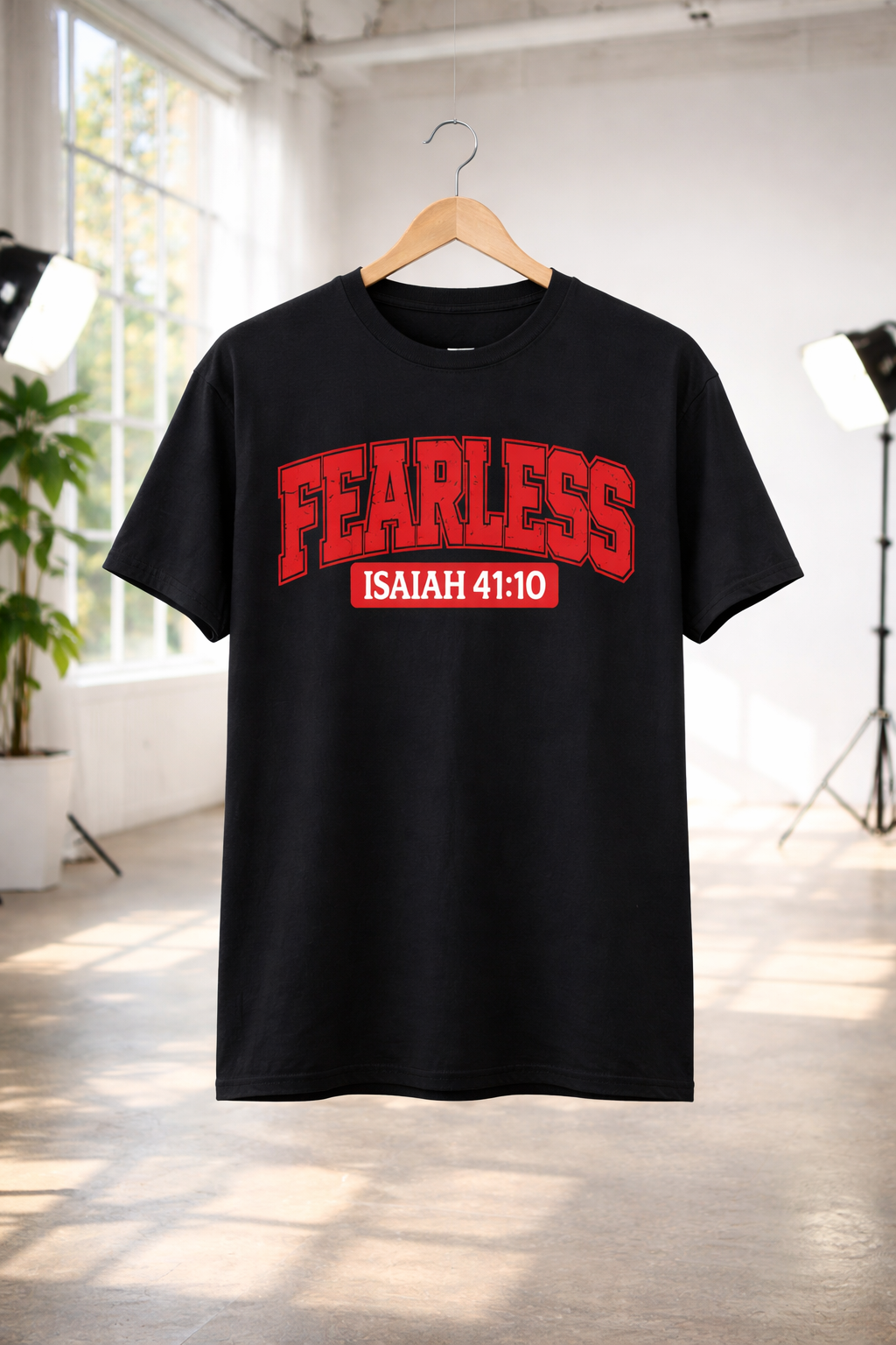 Fearless Isaiah 41:10 Premium T-Shirt