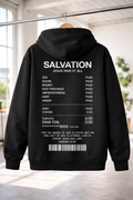 Salvation Receipt Hoodie - Jesus Paid It All Romans 6:23