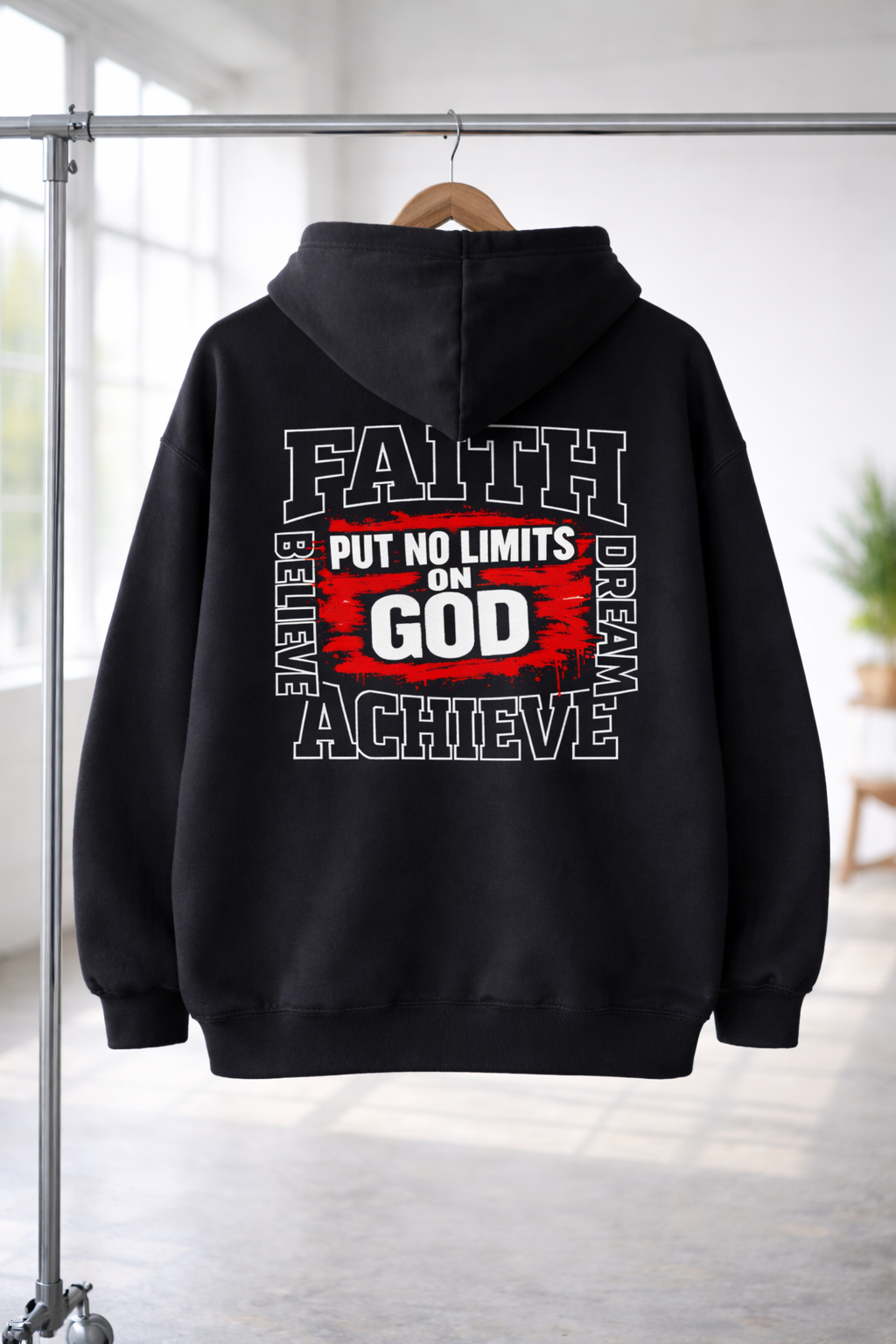 Faith Put No Limits On God Hoodie